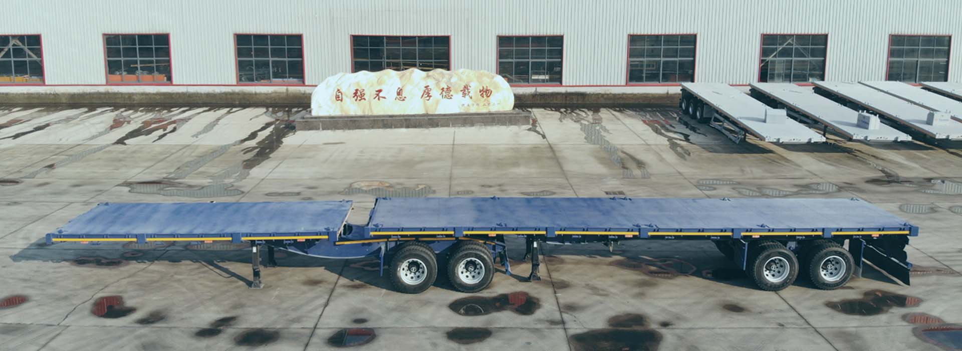 3 Axle Flatbed Semi-trailer